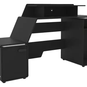 Mesa Gamer XT Racer Space Two Preto e Branco