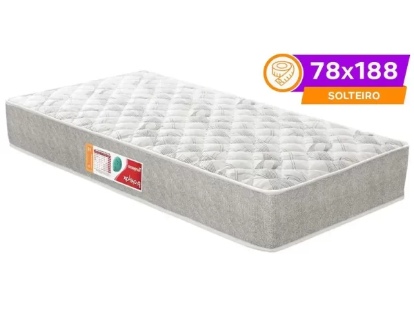 Colchão Solteiro de Espuma D33 14x78x188cm Turquesa - Imagem 2