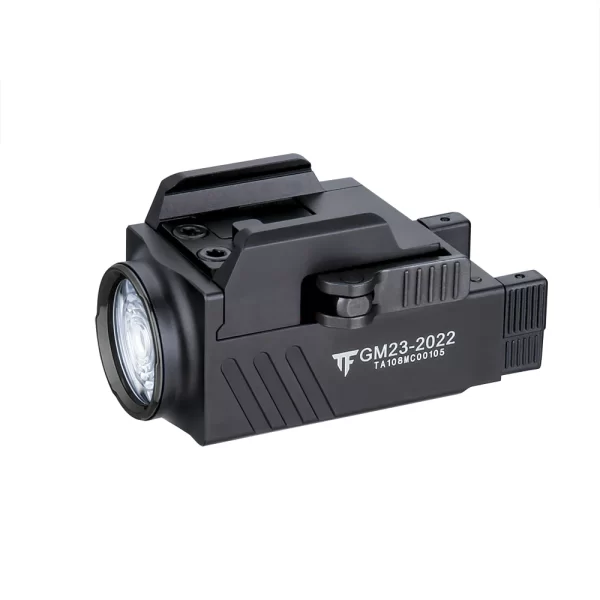 Trustfire gm23 lanterna tática led arma mini pistola luzes 800 lumens usb recarregável pistola de liberação rápida 1913/gl ferroviário - Imagem 2