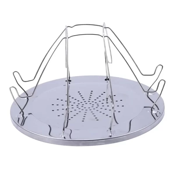 Simples portátil de aço inoxidável torradas rack de acampamento ao ar livre torradeira dobrável portátil grill multi-purpose fogão grill alta qualidade - Imagem 5