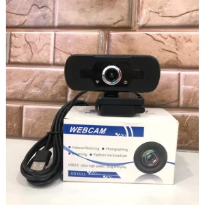 Webcam 1080p USB com Microfone Integrado