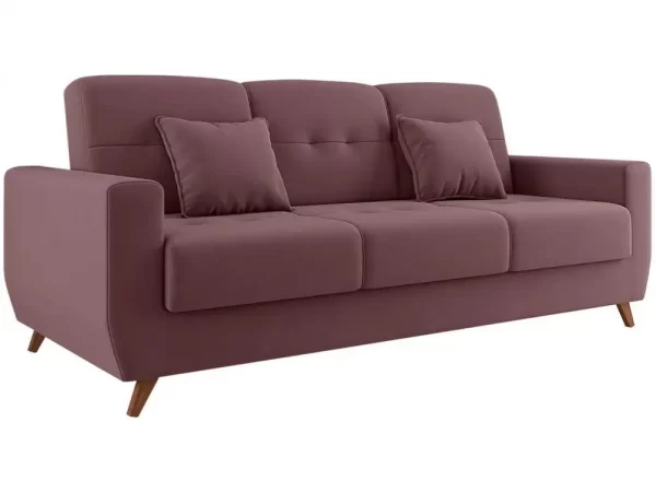 Sofá-cama Casal 3 Lugares com Baú Reclinável Veludo Matrix Pâmela - Imagem 5