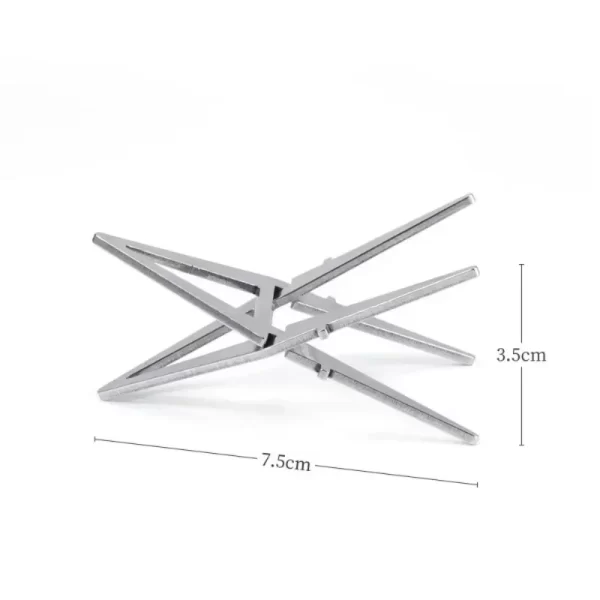 ﻿ Suporte portátil para chaleira de água, fogão a álcool, destacável, quatro cantos, acessórios para acampamento ao ar livre, ferramenta - Imagem 6