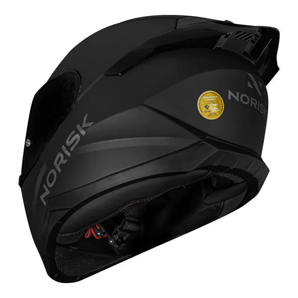 Capacete Norisk Razor Solid Edition Fosco + Viseira Fumê + Spoiler - Imagem 5