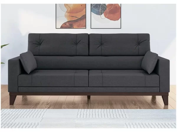 Sofá 4 Lugares Suede Cannes Linoforte - Imagem 3