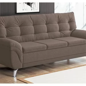 Sofá 3 Lugares Suede Atrium Linoforte - Conforto e Estilo