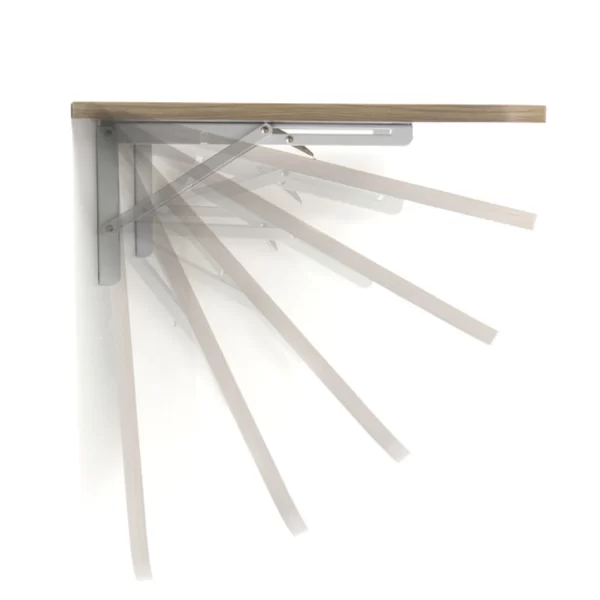 Mesa Suspensa Dobrável De Parede Castanho Mdp 100X41Cm - Imagem 6