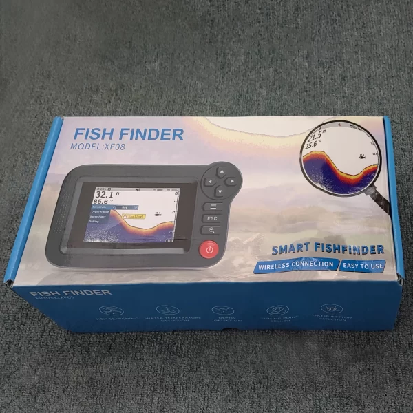 Localizador de peixes inteligente - Localizador de peixes portátil e localizador de profundidade para pesca recreativa de doca, costa ou banco - Imagem 6