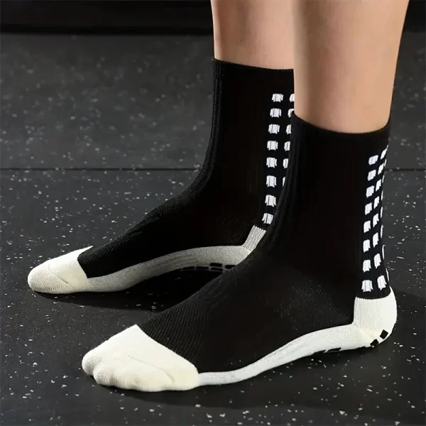 10 Pares, Meia Antiderrapante Futebol, Poliamida Respirável E Confortável, Meia Antiderrapante Masculina, Meias Esportivas - Imagem 3