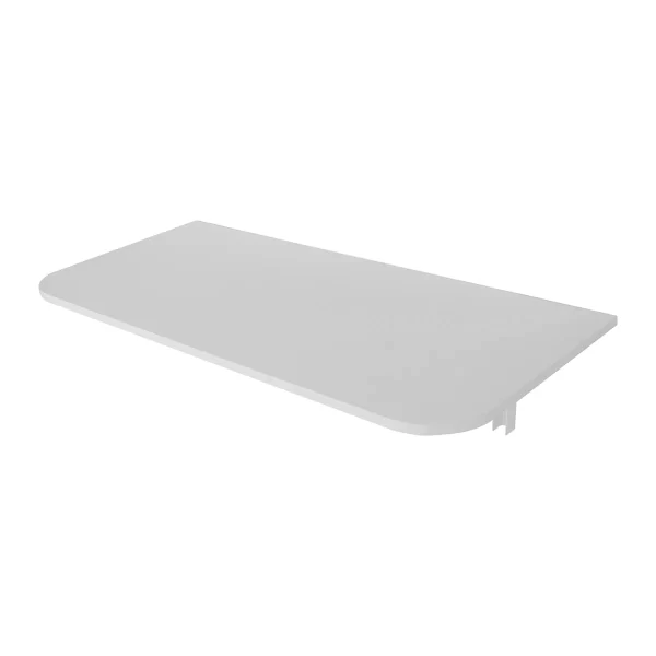 Mesa Mdp Suspensa Dobrável Retrátil Branca 100X41Cm