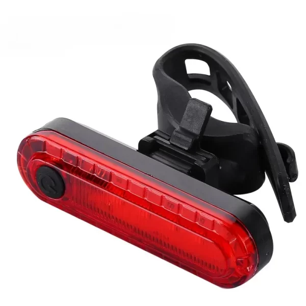 Luz Traseira USB Recarregável para Bicicleta - Vermelha - Imagem 2