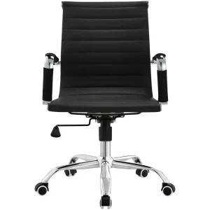 Cadeira de Escritório Giratória Preta ZD8010 Otello
