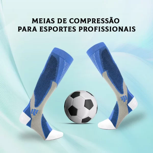 3 Pares Meias de Compressão Mágica, Recuperação de Corrida, Ciclismo, Alta Elasticidade, Respirabilidade e Absorção de Suor - Imagem 5