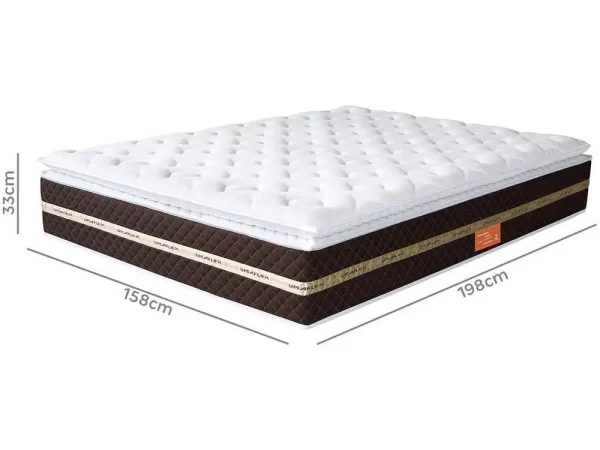 Colchão Queen Umaflex de Molas Ensacadas 33x158x198cm Prada - Imagem 5