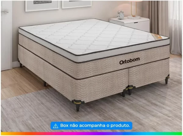 Colchão Queen Ortobom de Molas Ensacadas 30x158x198cm - Imagem 4