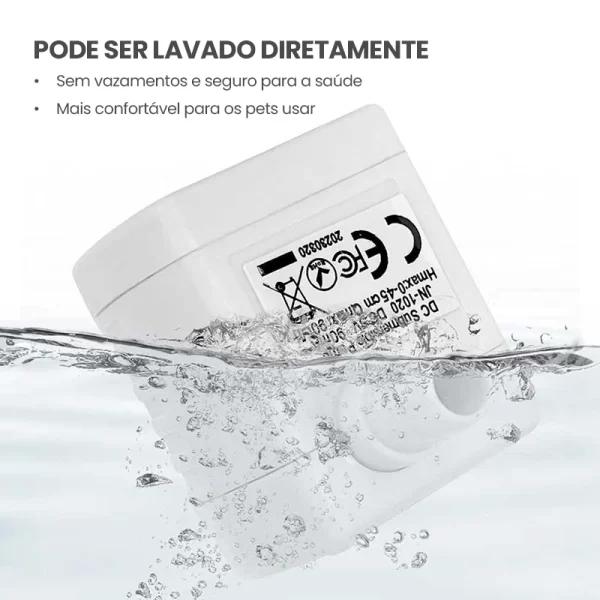Bomba de água newpet para gato, fonte de água, acessórios, bomba de água silenciosa para substituição de dispensador de bebedor de gato - Imagem 3