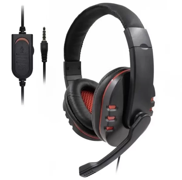 Fone De Ouvido Gamer Headset P3 Bass Microfone Pc Jogos - Imagem 2