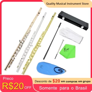Flauta de Tom C de 16 Buracos SLADE com Frete Grátis