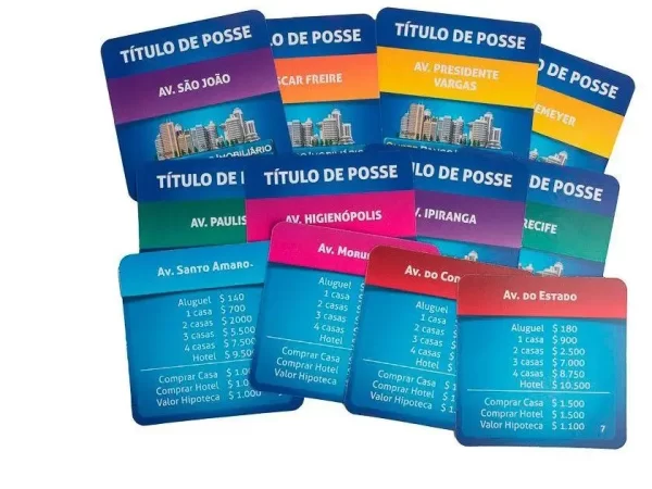 Jogo Super Banco Imobiliário Tabuleiro - Imagem 6