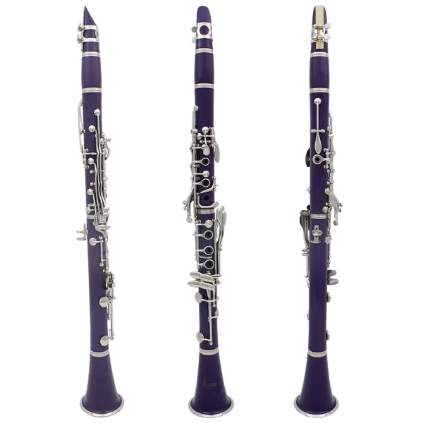 Slade clarinete 17 teclas bb b tom plano instrumento de sopro profissional clarinete baquelite com caixa peças de instrumento musical - Imagem 4