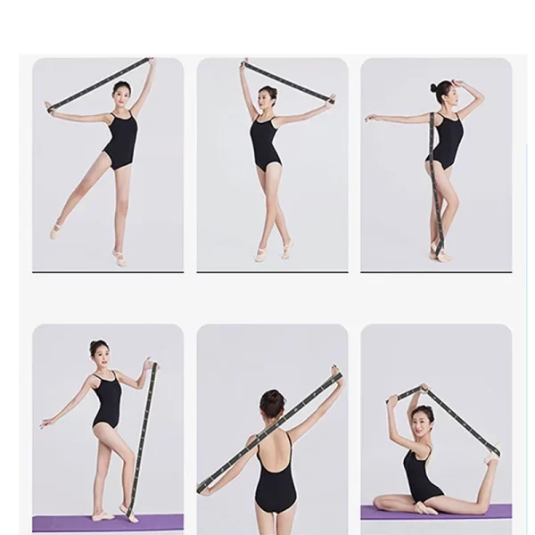 Cinto de Resistência Elástico para Yoga e Fitness - 4*90cm - Imagem 6
