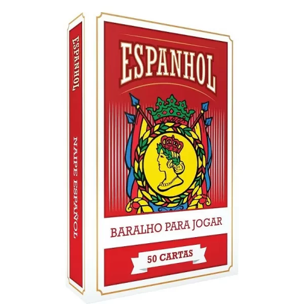 Baralho Espanhol Couchê 50 Cartas Profissional Display com 12 - Imagem 5