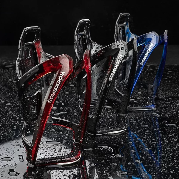 ROCKBROS Suporte para garrafa de bicicleta de montanha, suporte para garrafa de água, suporte para copo de água em material de PC de cor dupla, equipamento de ciclismo ao ar livre - Imagem 5