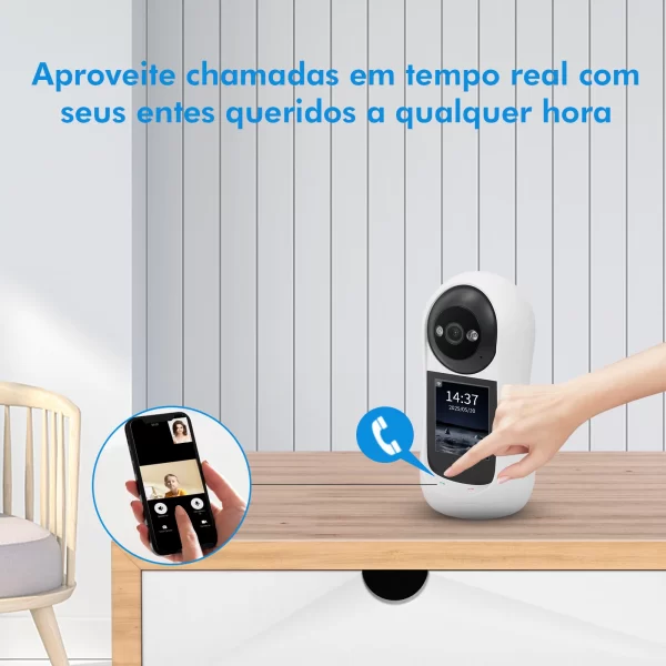 Câmera Para Bebês, Icsee, Camera de Segurança Wifi， Mini Câmera， Webcam， Monitor， Camera Icsee, Camera Ip, Do Brasil - Imagem 4