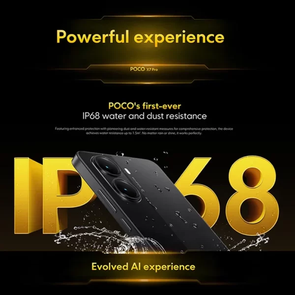 Versão global poco x7 pro smartphone dimensão 8400-ultra 6.67 "120hz display amoled 90w hipercarga 6000mah nfc xiaomi hyperos - Imagem 6