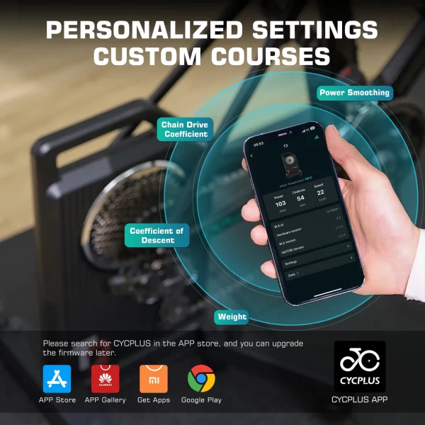 [Estoque ru] novo cycplus t2 ciclismo inteligente bicicleta trainer exercício rolo treinamento interno ant + bluetooth 5.0 acessórios da bicicleta - Imagem 5