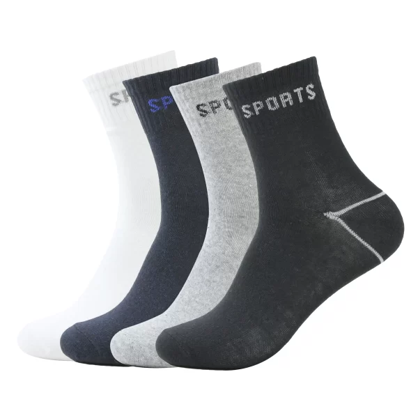 Frete grátis Kit 12 Pares Meia masculina Adulto Longo sporte Entrega aleatória - Imagem 4