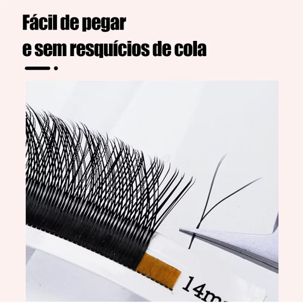 FADVAN YY/3D/4D/5D/6D/8D W Forma Cílios 30 PCS Natural Macio Cílios Profissionais Envio Desde Brasil - Imagem 3