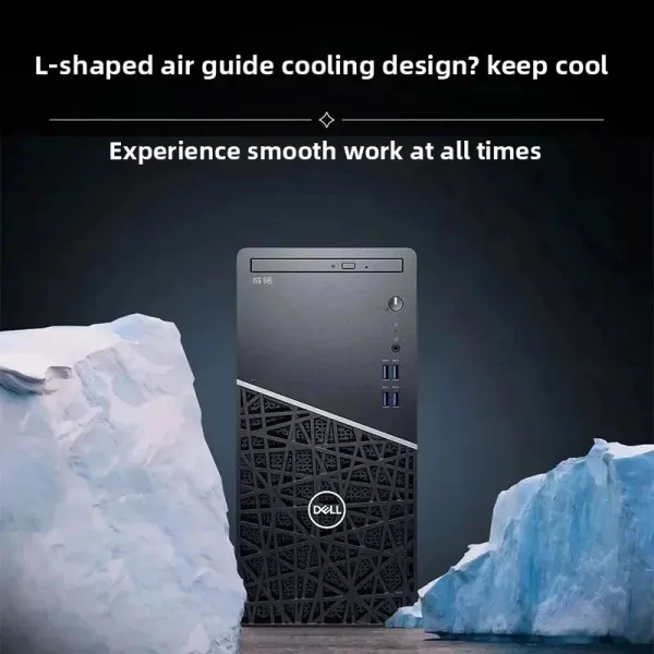 Computador comercial para uso em escritório, host principal, pc de mesa, disco rígido de 500 GB, memória de placa gráfica de 8 GB para empresa comercial - Imagem 3