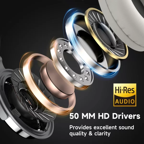 Oneodio pro 10 fones de ouvido com fio sobre a orelha de alta resolução áudio com fio fone de ouvido com microfone estúdio dj fones de ouvido estéreo 3.5mm/6.35mm - Imagem 2
