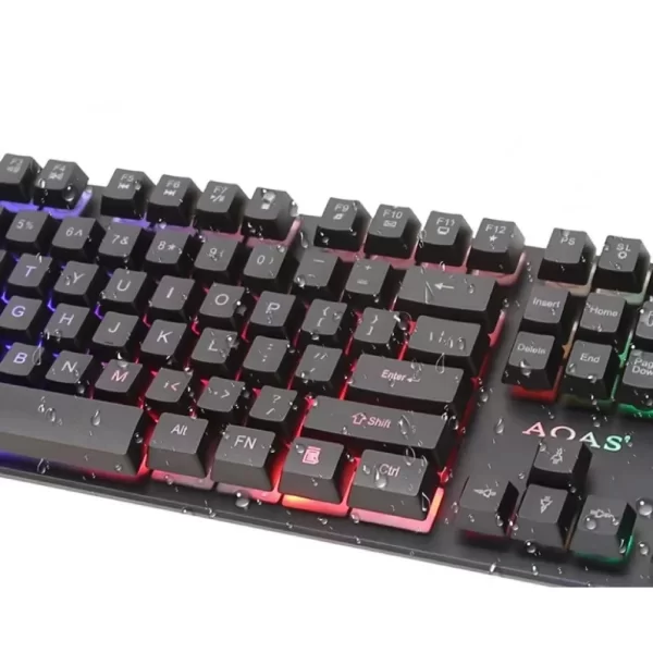 Kit de teclado e mouse gamer M300 Português Brasil de cor preto - Imagem 6