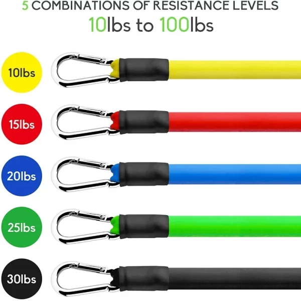 Conjunto de Faixas de Resistência para Yoga, 11 Peças - Imagem 2