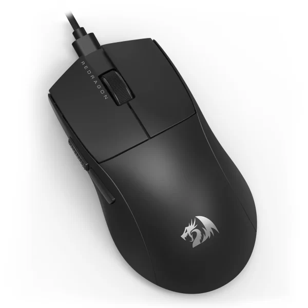 Mouse Gamer Redragon King 1K Preto Com fio USB Tipo-C Removível - Imagem 4