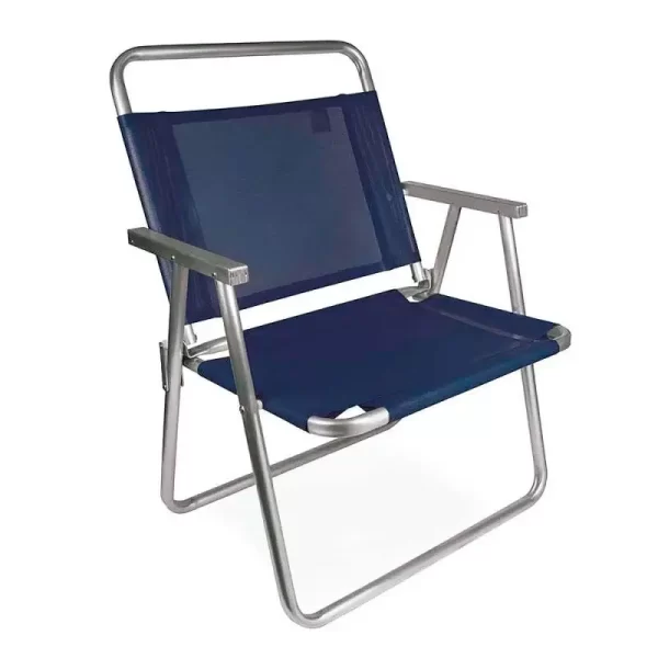 Cadeira de Praia e Piscina Oversize 140 KG Alumínio Alta Kit Com 2 Peças MOR - Imagem 2