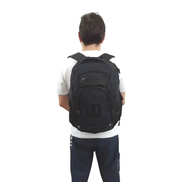 Mochila Bolsa Wilson Executiva Viagem de Bordo Feminina Masculina Poliéster Notebook 30 Litros - Imagem 2