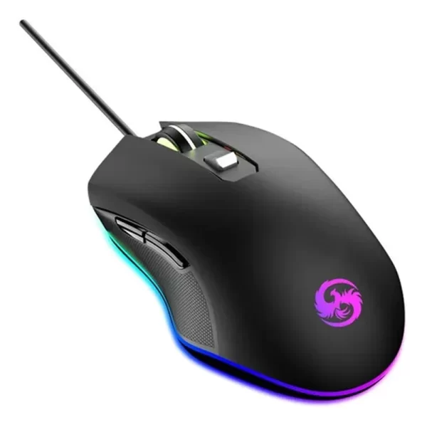 Kit De Teclado Mecânico E Mouse Gamer 3200 Dpi Com Fio Abnt2 Iluminação Led Rgb Switch Blue 60% Preto Be-k1 Luuk Young - Imagem 5