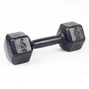 Halter Sextavado de Ferro Fundido - 6 Kg