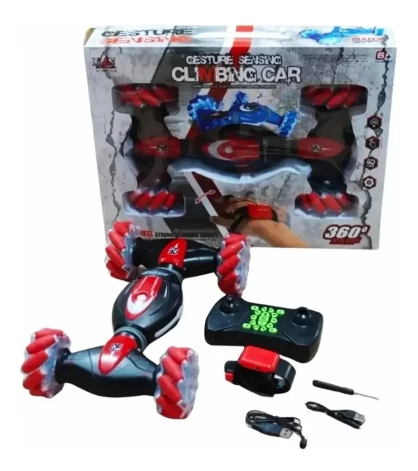 Carrinho Remoto Acrobático Stunt Gestos 4x4 Monster Twist - Imagem 6