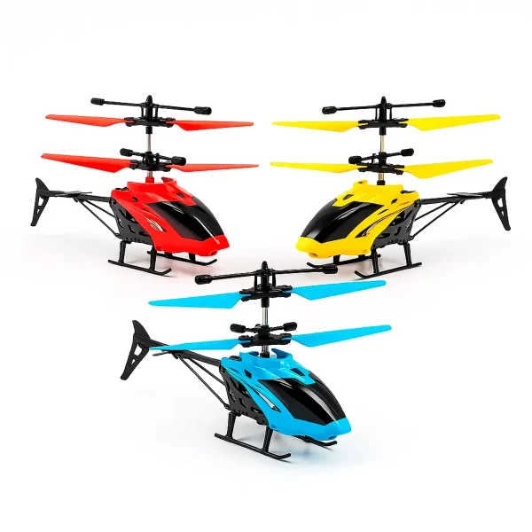 Helicóptero Sensorial Voador Controle Remoto Recarregável Brinquedo