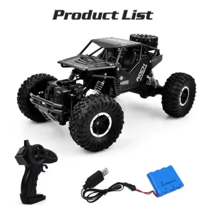 Carro De Controle Remoto Jeep Rally Off-road 4x4 Rock