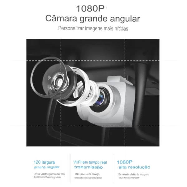 Drone Profissional TXD-8S Câmera HD - Imagem 2