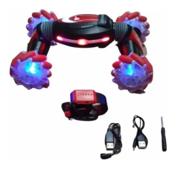 Carrinho Remoto Acrobático Stunt Gestos 4x4 Monster Twist - Imagem 4
