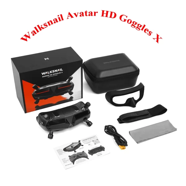 Óculos de Proteção HD com Bateria para Racing Drone