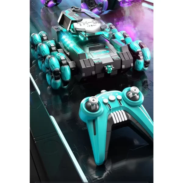 Carro de controle remoto Flip Drift De Seis Rodas Escalada Carro Consumer Electronics RC Stunt Car - Imagem 3