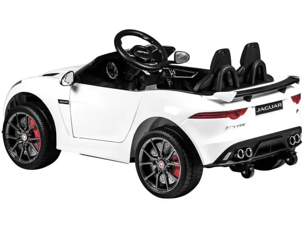 Carro Elétrico Infantil Jaguar Branco Bandeirante - Imagem 2