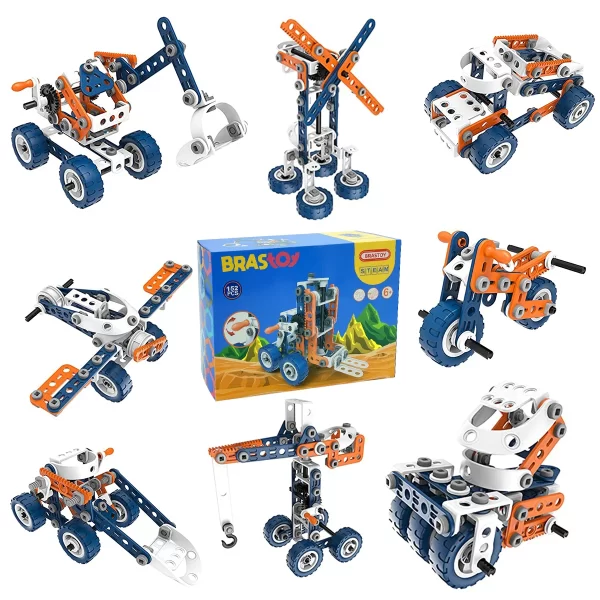 Blocos de Construção de Empilhadeira 152pcs - Imagem 4